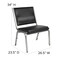 Emma and Oliver 4 Pk. 950 lb. Rated Antimicrobial Bariatric medical Reception Chair